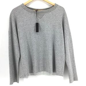Buffalo Heather Grey Long Sleeve Sweatshirt NWT